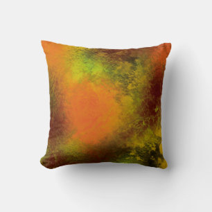 Brown abstract africa cushion