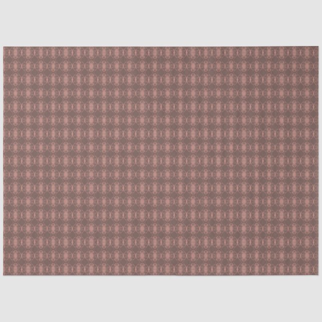 brown abstract geometric pattern tissue paper (Front)