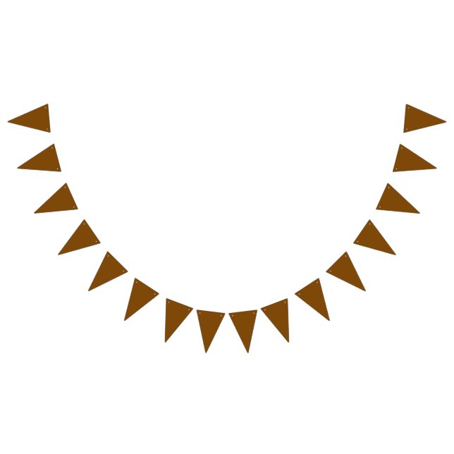 Brown - Add your own sign, photo, name Bunting (All)