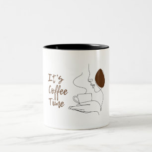 Brown Aesthetic Coffee Time Mug