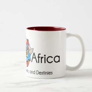 Brown Africa Two-Tone Coffee Mug