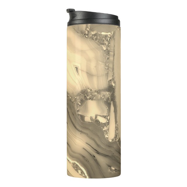 Brown Agate Thermal Tumbler (Rotated Right)