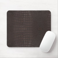 Brown Alligator Texture Print