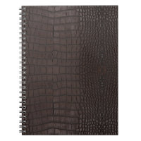 Brown Alligator Texture Print