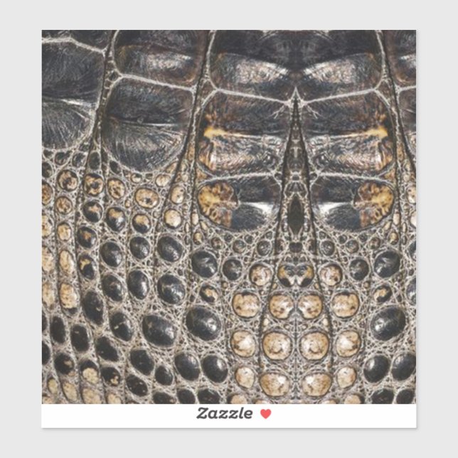 Brown American Alligator Skin Texture (Sheet)