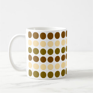 Brown And Beige Spotted Coffee Mug
