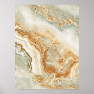 Brown and beige stone texture poster