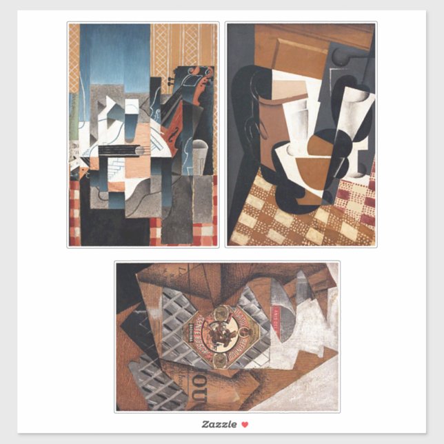 Brown and Black Abstract art collage sheet (Sheet)