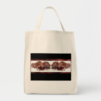 Brown and Black Cupcake Business Card Matching Bag