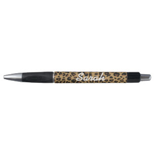 Brown and Black Jaguar Pattern Pen