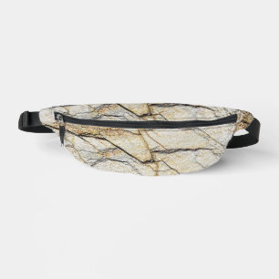 Brown and Black Textured Mable Stone  Bum Bags