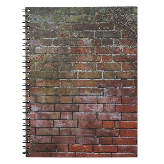 Brown and black wooden board notebook (Front)