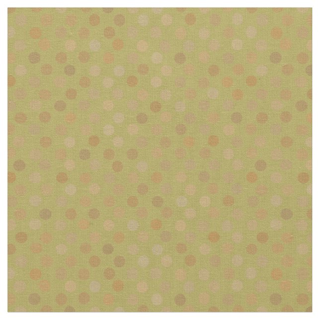 brown and brass dots fabric (Close Up)