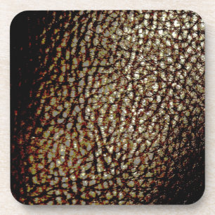 Brown and Gold Speckled Coaster- Solid Design Coaster
