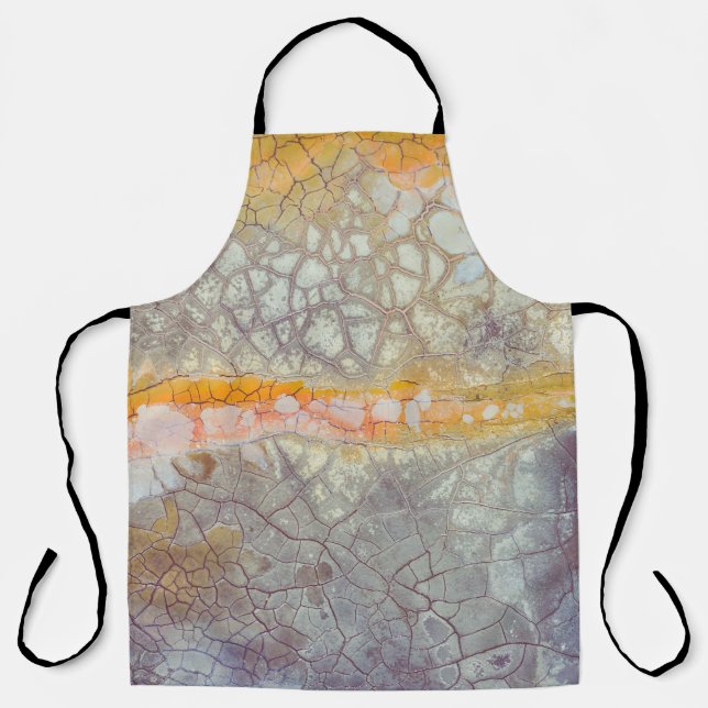 Brown and gray concrete surface apron (Front)