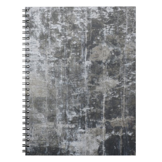 Brown and gray panel notebook (Front)