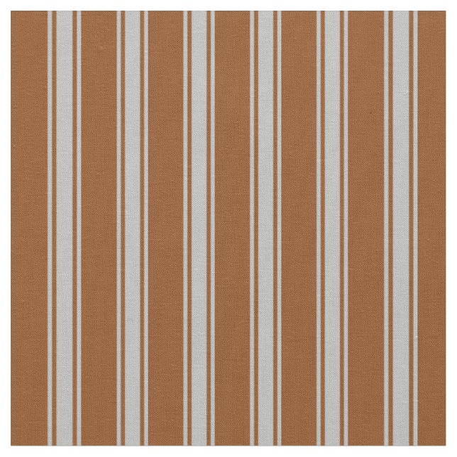 Brown and Grey Pattern Fabric (Close Up)
