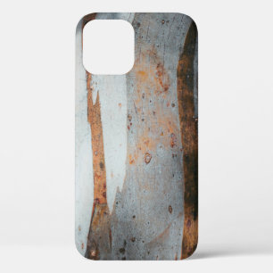 Brown and grey tree trunk iPhone 12 case