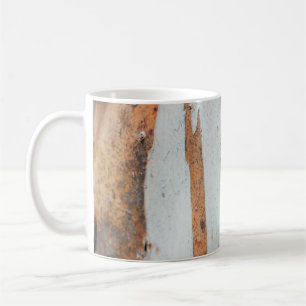 Brown and grey tree trunk coffee mug