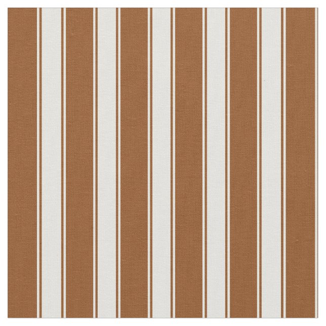 Brown and Light Yellow Lines Pattern Fabric (Close Up)