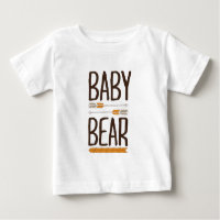 Brown and Orange Hand Drawn Type Grizzly Baby Bear