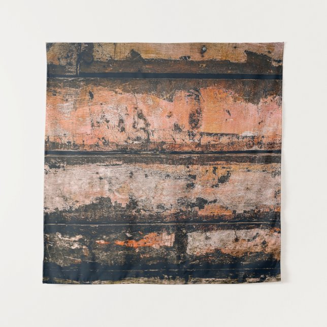 Brown and orange panel tapestry (Front)