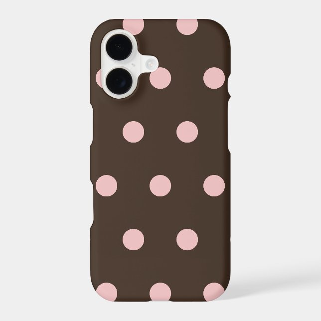 Brown and Pink Polka Dots (Back)