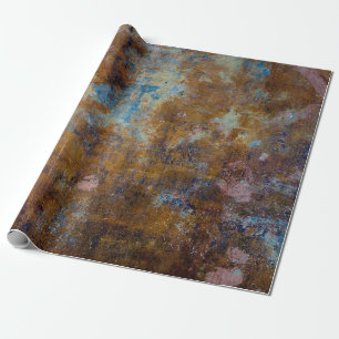 Brown and pink wooden surface wrapping paper