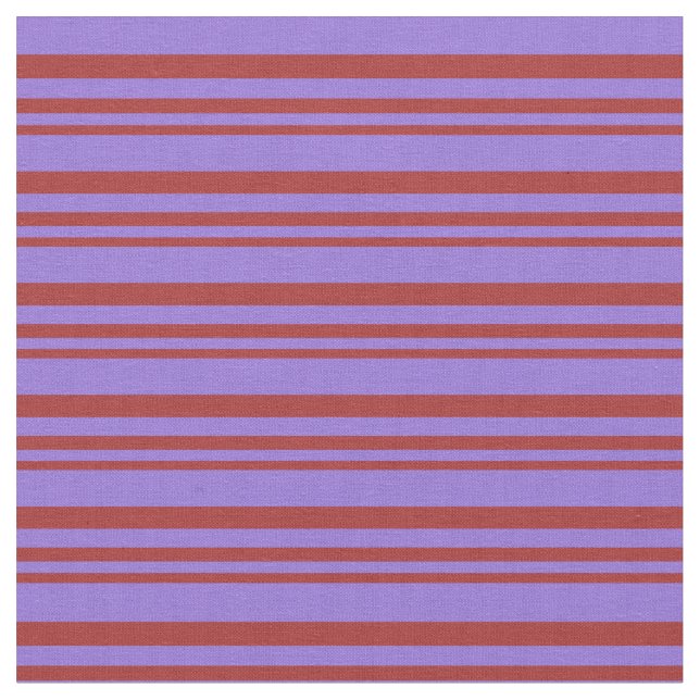 Brown and Purple Striped/Lined Pattern Fabric (Close Up)