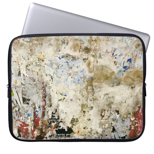 Brown and red wallpaper laptop sleeve (Front)