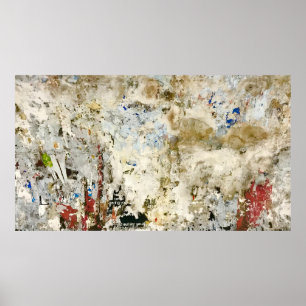 Brown and red wallpaper poster