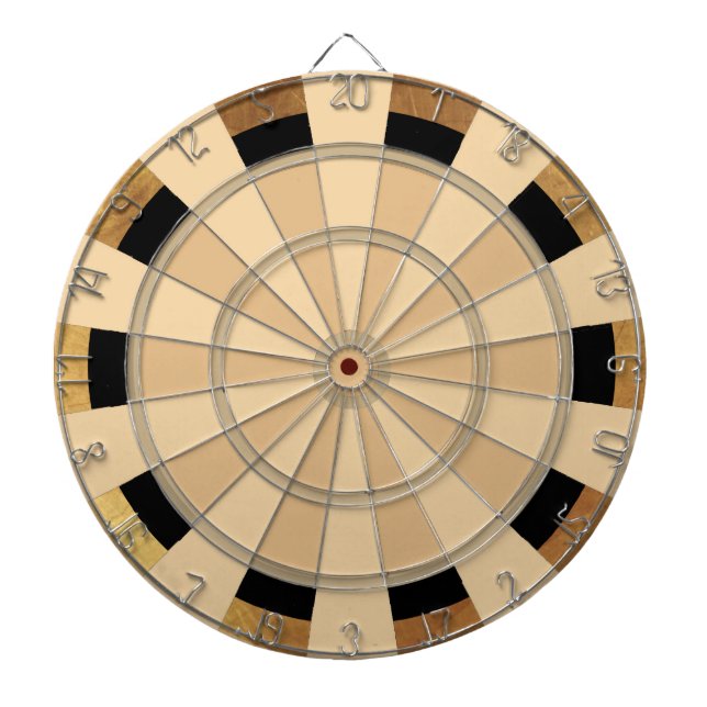 Brown and Tan Combo Regulation Dart Board (Front)