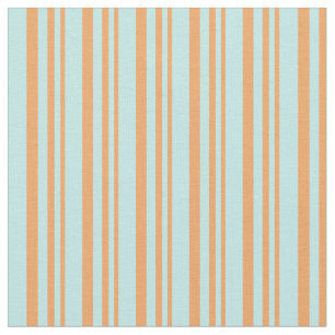 Brown and Turquoise Stripes/Lines Pattern Fabric