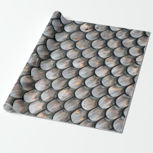 Brown and white ceramic tile wrapping paper