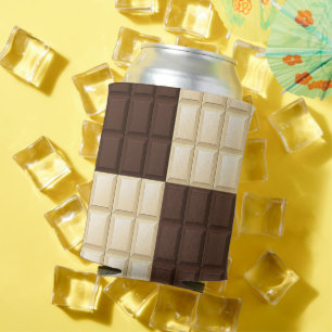 Brown And White Chocolate Can Cooler