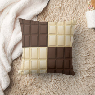 Brown And White Chocolate Cushion