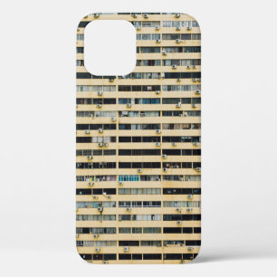 Brown and white concrete building iPhone 12 case