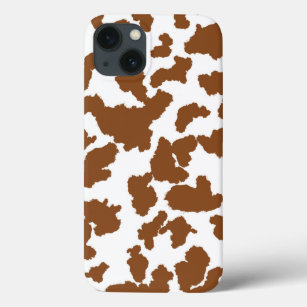 Brown And White Cow Hide Fur Pattern  Case-Mate iPhone Case