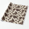 Brown and white Cowhide wrapping paper.