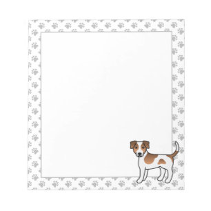 Brown And White Danish-Swedish Farmdog Cute Dog Notepad
