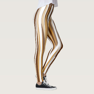 Brown and yellow leggings