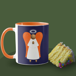 Brown Angel, Guardian Angel Mug