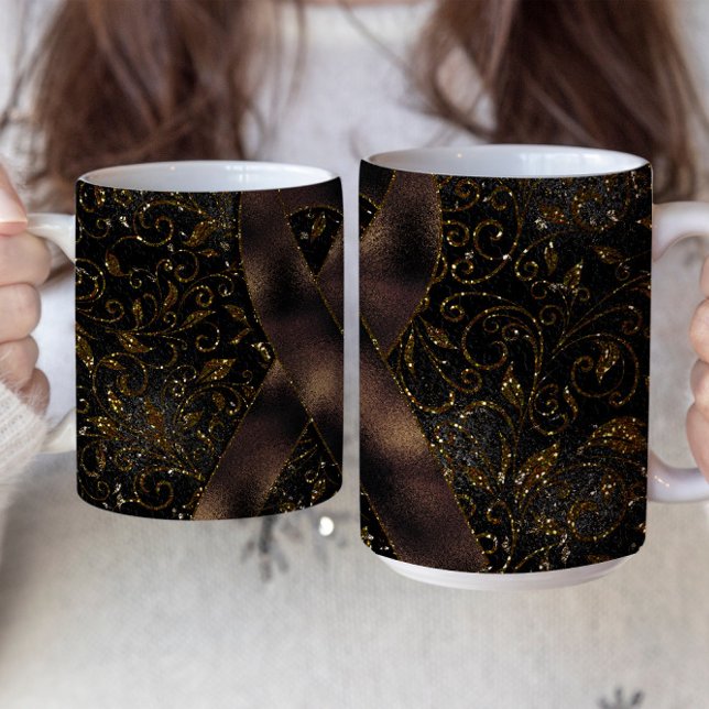 Brown Awareness Ribbon Mug Design (Creator Uploaded)