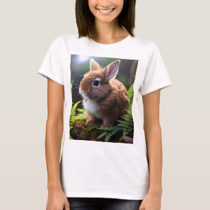 Brown Baby Dwarf Bunny, T-Shirt