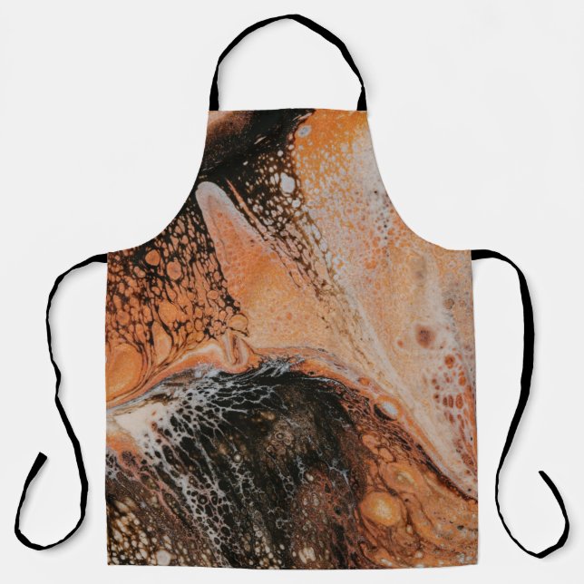 Brown Background Apron (Front)