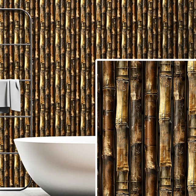 Brown  Bamboo Wall Fence (Creator Uploaded)