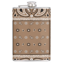 Brown Bandanna Paisley Country Hip Hop Cowboy