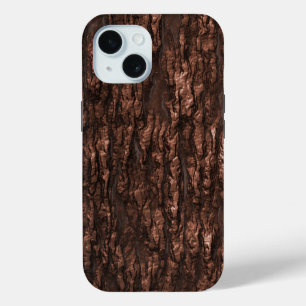 Brown Bark Camo iPhone 15 Case