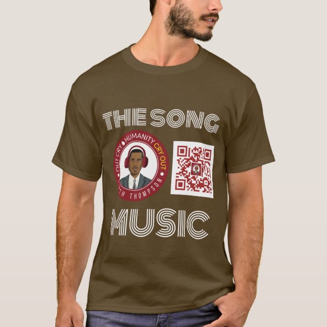 Brown basic short sleeve T-Shirt. T-Shirt (Front)