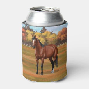 Brown Bay Quarter Horse Stallion Can Cooler